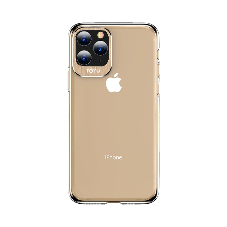 For iPhone 11 Pro TOTUDESIGN Clear Crystal Series Metal + PC Protective Case