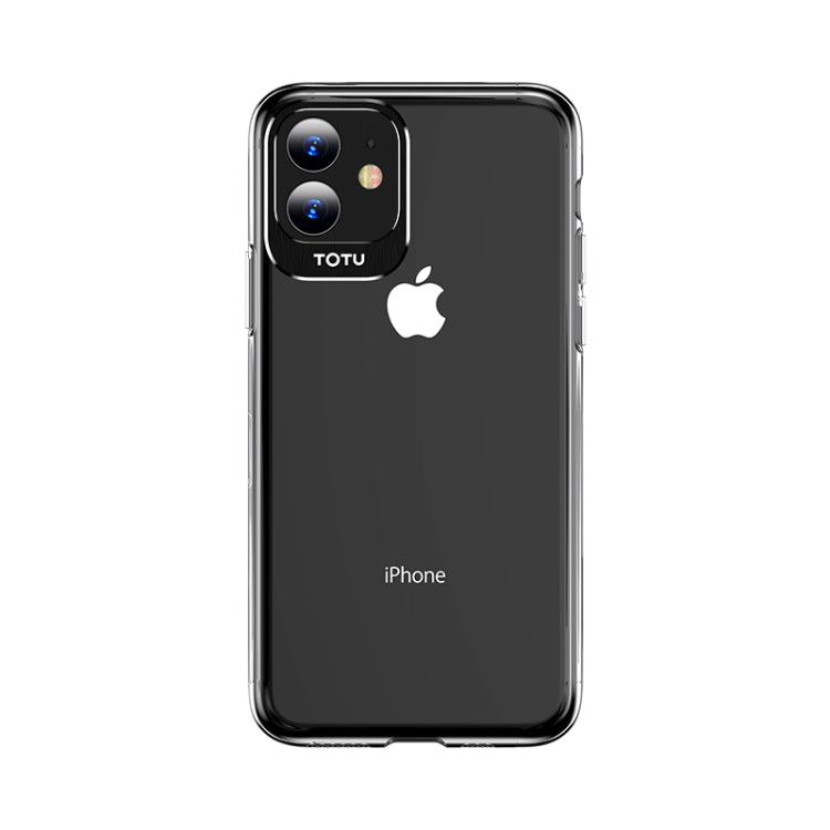 For iPhone 11 TOTUDESIGN Clear Crystal Series Metal + PC Protective Case