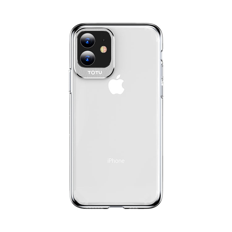 For iPhone 11 TOTUDESIGN Clear Crystal Series Metal + PC Protective Case