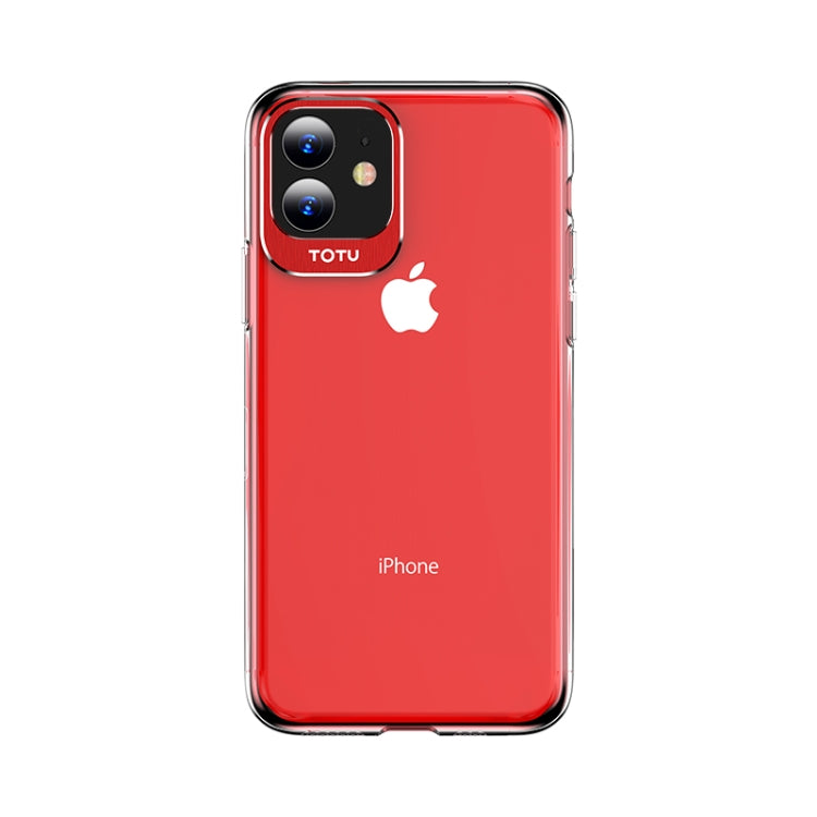 For iPhone 11 TOTUDESIGN Clear Crystal Series Metal + PC Protective Case