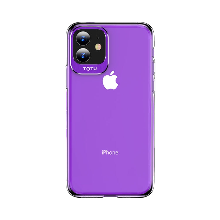 For iPhone 11 TOTUDESIGN Clear Crystal Series Metal + PC Protective Case