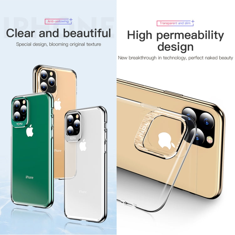 For iPhone 11 TOTUDESIGN Clear Crystal Series Metal + PC Protective Case