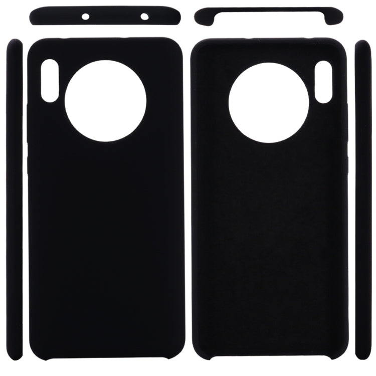 For Huawei Mate 30 Solid Color Liquid Silicone Dropproof Protective Case