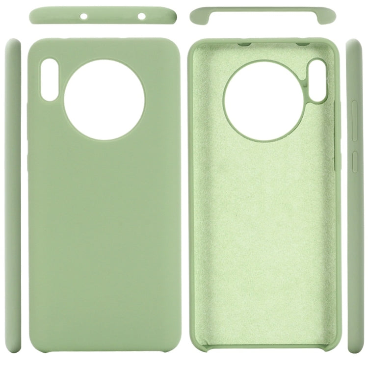 For Huawei Mate 30 Solid Color Liquid Silicone Dropproof Protective Case