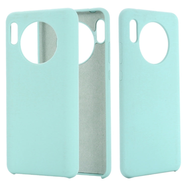 For Huawei Mate 30 Solid Color Liquid Silicone Dropproof Protective Case