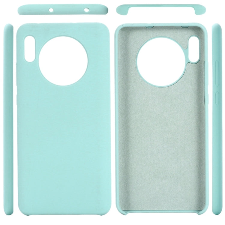 For Huawei Mate 30 Solid Color Liquid Silicone Dropproof Protective Case