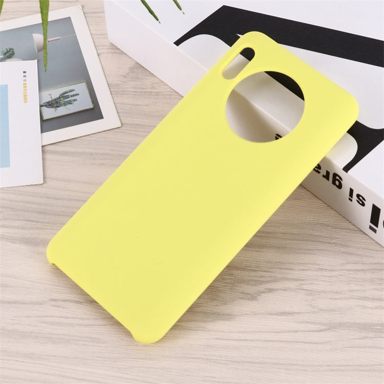 For Huawei Mate 30 Solid Color Liquid Silicone Dropproof Protective Case