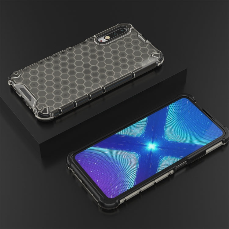For Huawei Honor 9X Honeycomb Shockproof PC + TPU Protective Case
