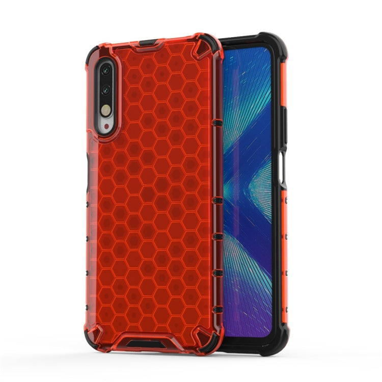 For Huawei Honor 9X Honeycomb Shockproof PC + TPU Protective Case