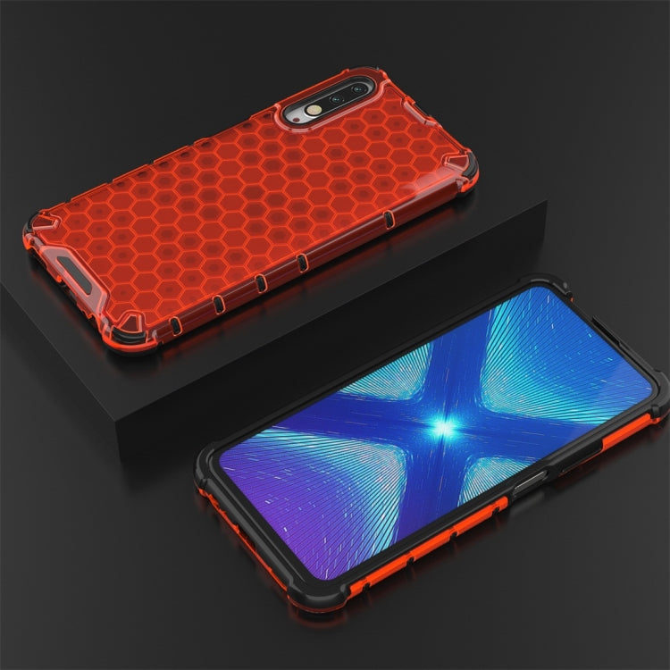 For Huawei Honor 9X Honeycomb Shockproof PC + TPU Protective Case