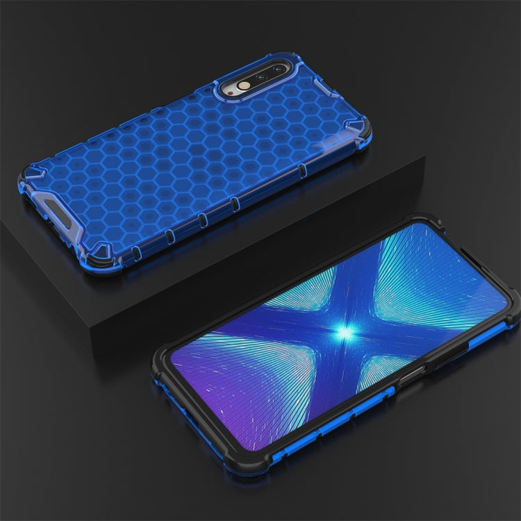 For Huawei Honor 9X Honeycomb Shockproof PC + TPU Protective Case
