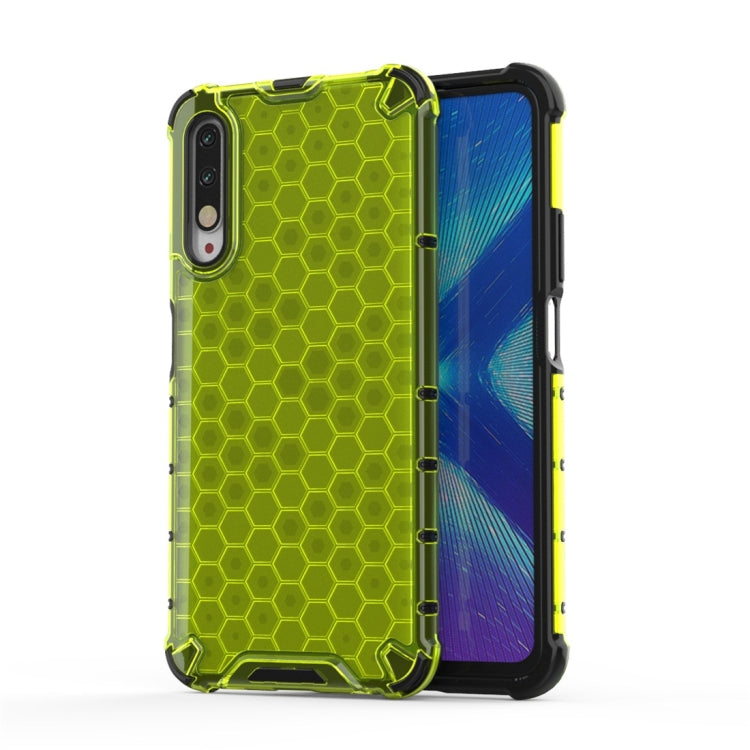 For Huawei Honor 9X Honeycomb Shockproof PC + TPU Protective Case