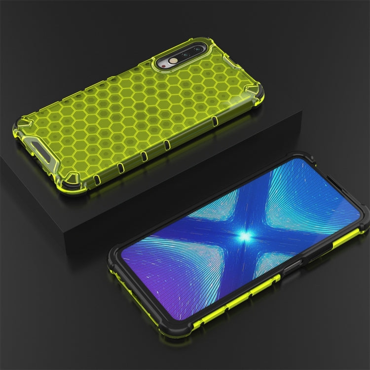 For Huawei Honor 9X Honeycomb Shockproof PC + TPU Protective Case
