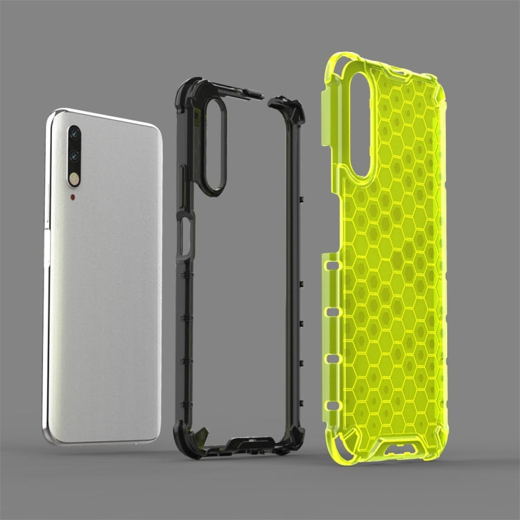 For Huawei Honor 9X Honeycomb Shockproof PC + TPU Protective Case