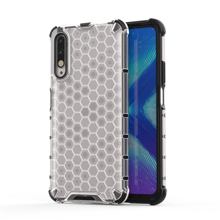 For Huawei Honor 9X Honeycomb Shockproof PC + TPU Protective Case