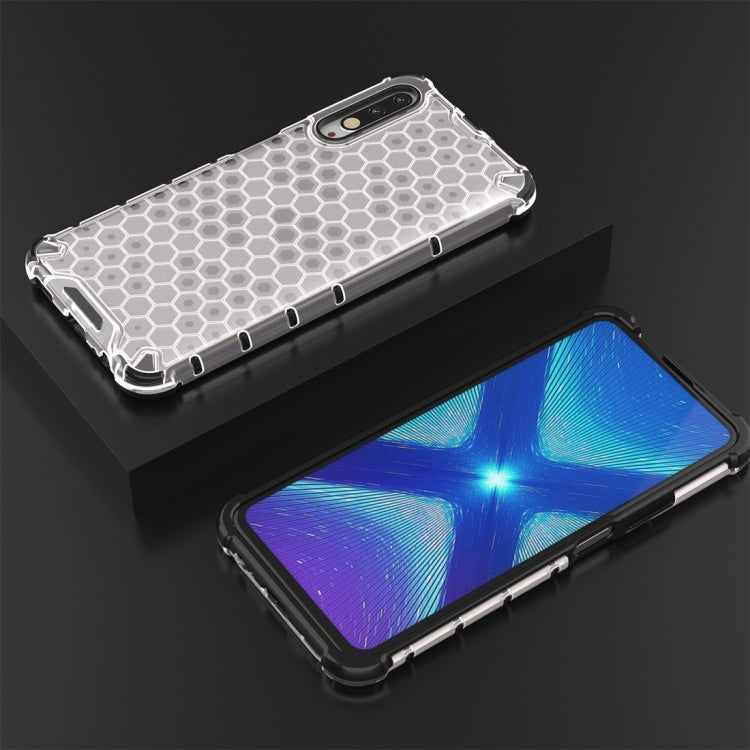 For Huawei Honor 9X Honeycomb Shockproof PC + TPU Protective Case