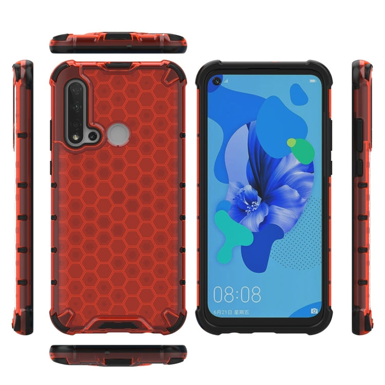 For Huawei Nova 5i Honeycomb Shockproof PC + TPU Protective Case