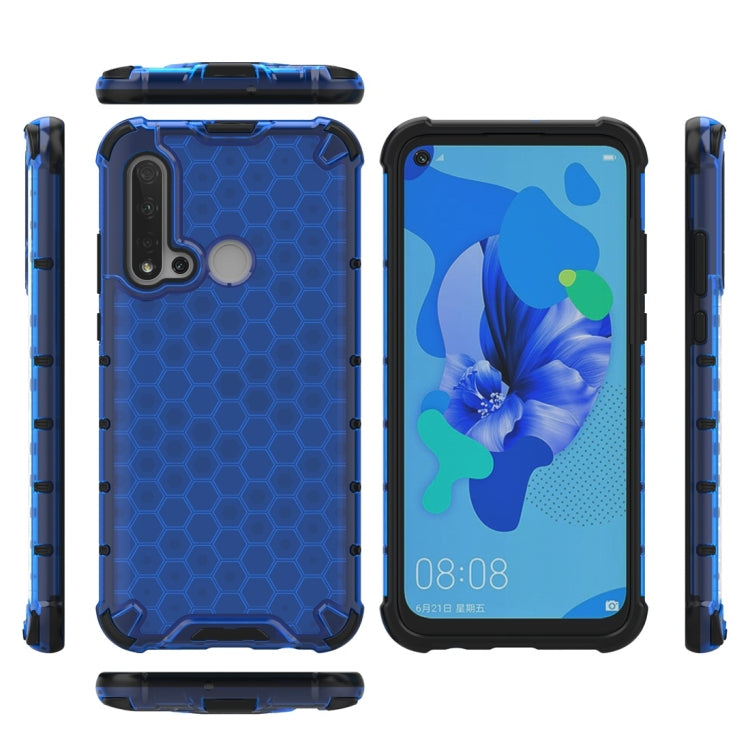 For Huawei Nova 5i Honeycomb Shockproof PC + TPU Protective Case