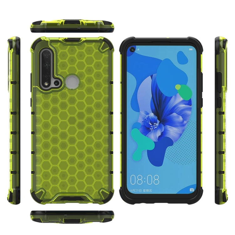 For Huawei Nova 5i Honeycomb Shockproof PC + TPU Protective Case
