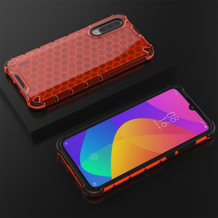 For Xiaomi Mi CC9e Honeycomb Shockproof PC + TPU Protective Case