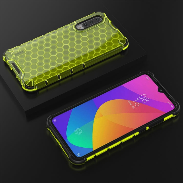 For Xiaomi Mi CC9e Honeycomb Shockproof PC + TPU Protective Case