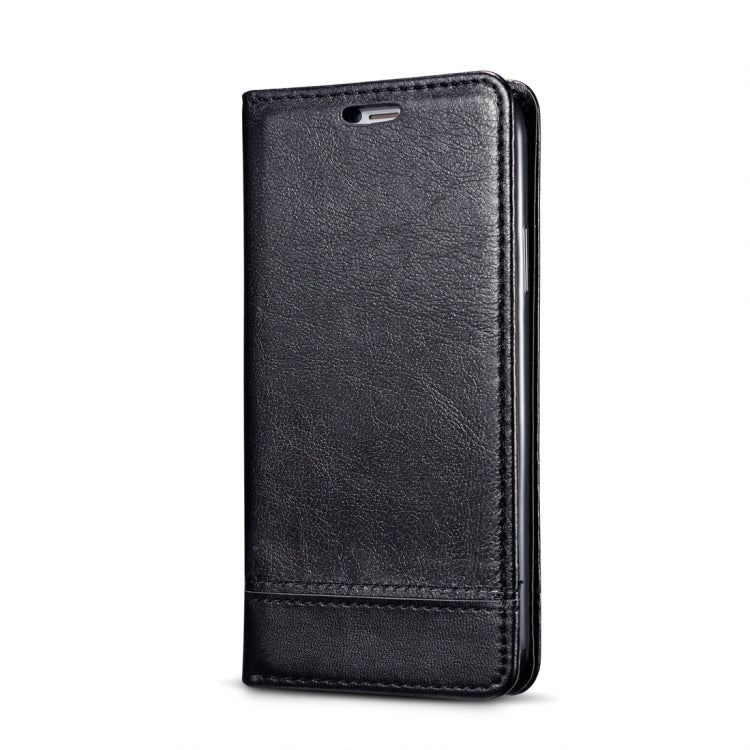 For iPhone 11 Pro Double-sided Absorption Splicing Horizontal Flip Leather Case, with Holder & Card Slots & Lanyard