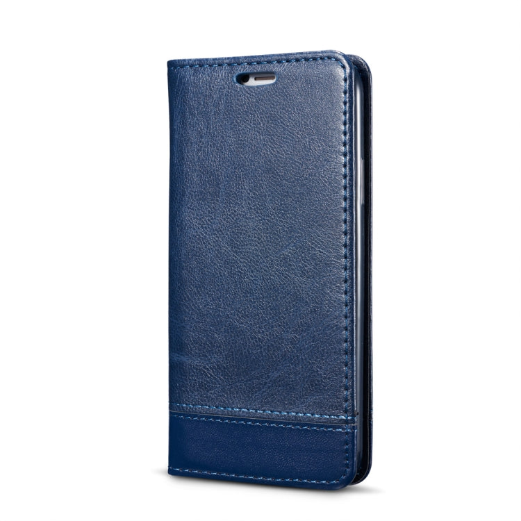 For iPhone 11 Pro Max Double-sided Absorption Splicing Horizontal Flip Leather Case, with Holder & Card Slots & Lanyard