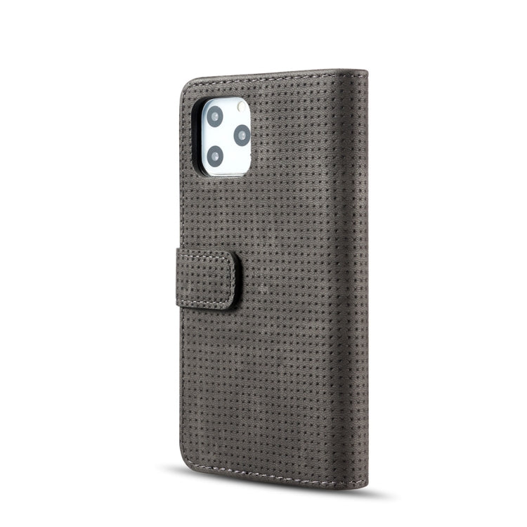 For iPhone 11 Pro Mesh Breathable Horizontal Flip Leather Case, with Card Slot & Holder & Wallet & Photo Frame