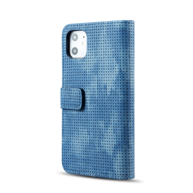 For iPhone 11 Pro Max Mesh Breathable Horizontal Flip Leather Case, with Card Slot & Holder & Wallet & Photo Frame