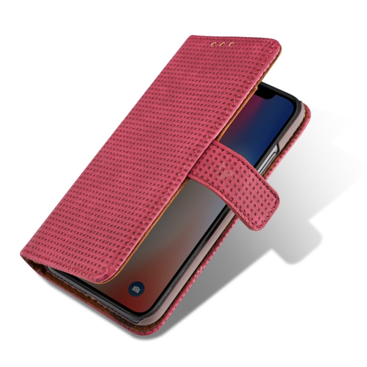 For iPhone 11 Pro Max Mesh Breathable Horizontal Flip Leather Case, with Card Slot & Holder & Wallet & Photo Frame