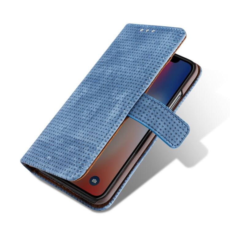 For iPhone 11 Mesh Breathable Horizontal Flip Leather Case, with Card Slot & Holder & Wallet & Photo Frame