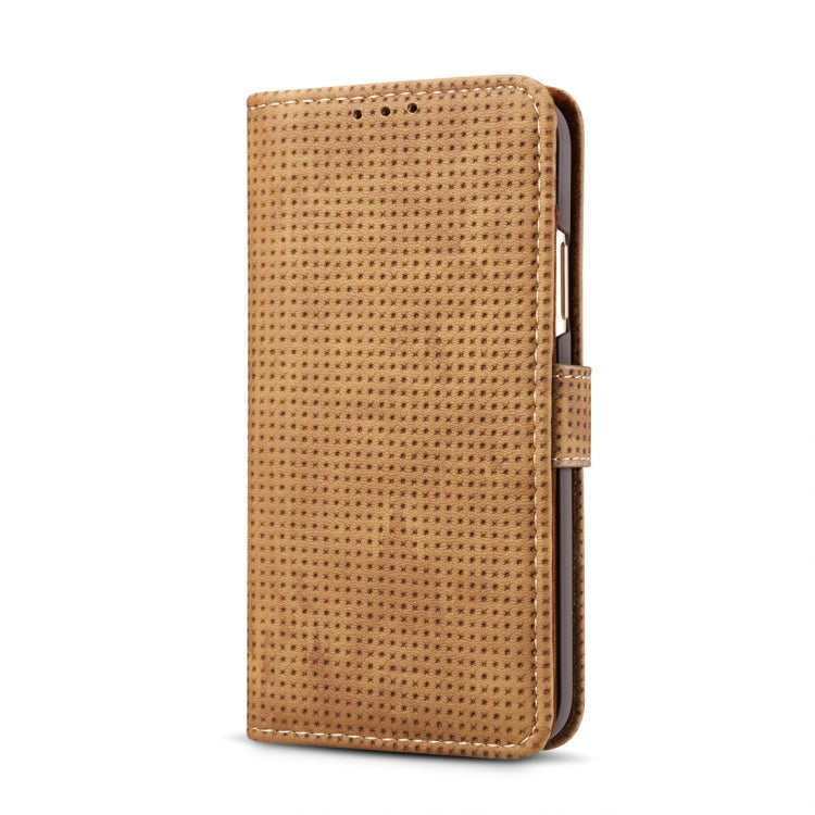 For iPhone 11 Mesh Breathable Horizontal Flip Leather Case, with Card Slot & Holder & Wallet & Photo Frame