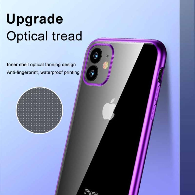 For iPhone 11 TOTUDESIGN Concise Series Shockproof Electroplating TPU Protective Case