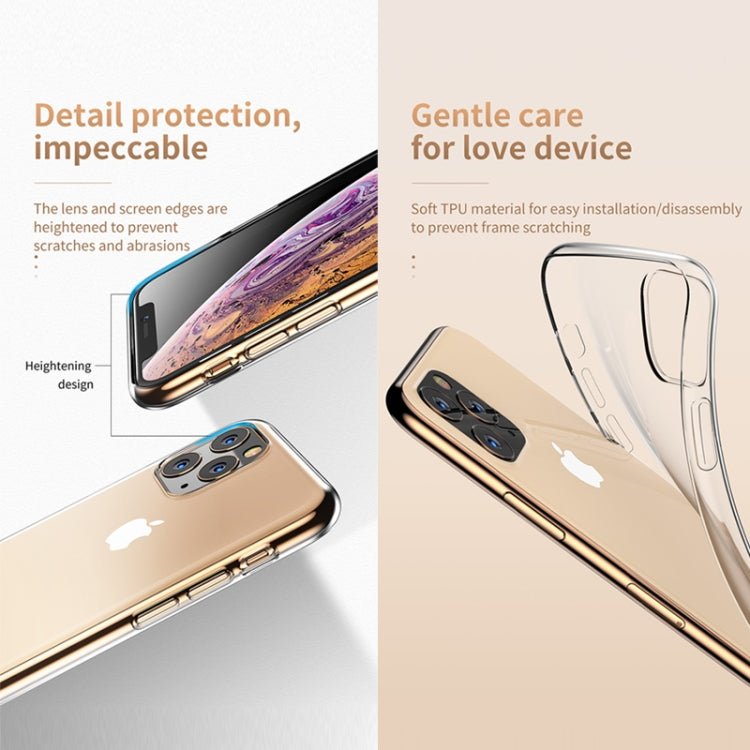 For iPhone 11 Pro TOTUDESIGN Shockproof Transparent TPU Protective Case