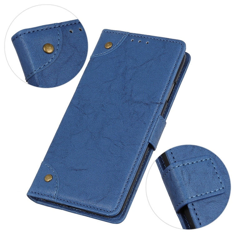 For Xiaomi Redmi Note 8 Copper Buckle Retro Crazy Horse Texture Horizontal Flip Leather Case with Holder & Card Slots & Wallet