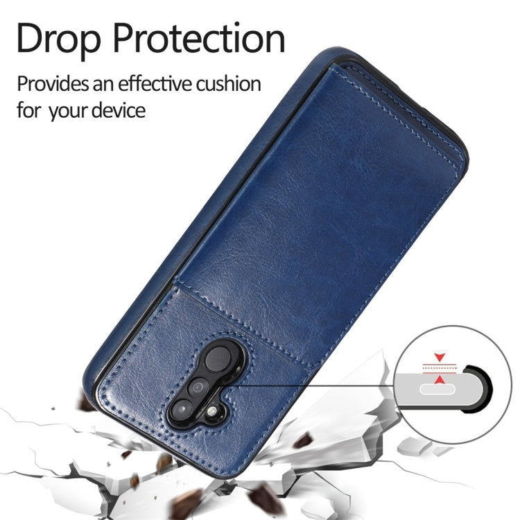 For Huawei Mate 20 Lite Shockproof PU + TPU Protective Case with Card Slots & Holder