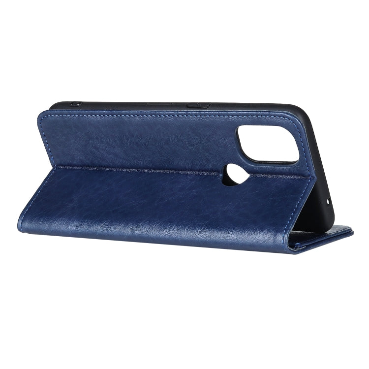 For OnePlus Nord N10 Magnetic Crazy Horse Texture Horizontal Flip Leather Case with Holder & Card Slots & Wallet