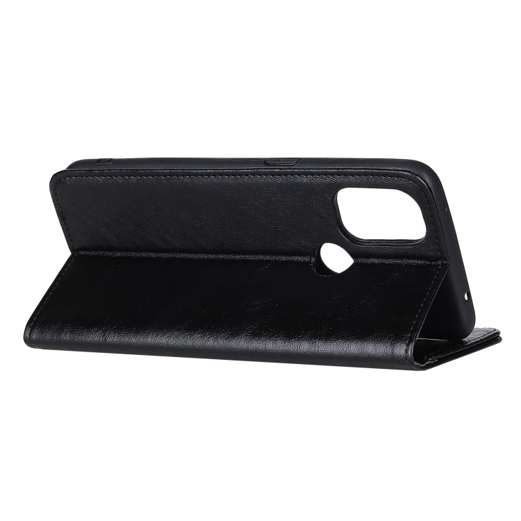For OnePlus Nord N100 Magnetic Crazy Horse Texture Horizontal Flip Leather Case with Holder & Card Slots & Wallet