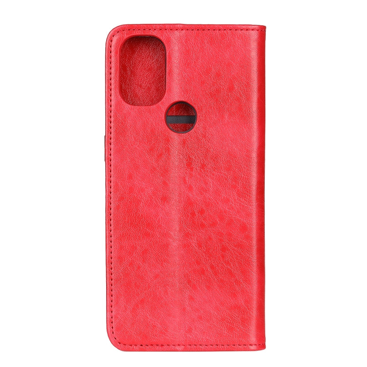 For OnePlus Nord N100 Magnetic Crazy Horse Texture Horizontal Flip Leather Case with Holder & Card Slots & Wallet