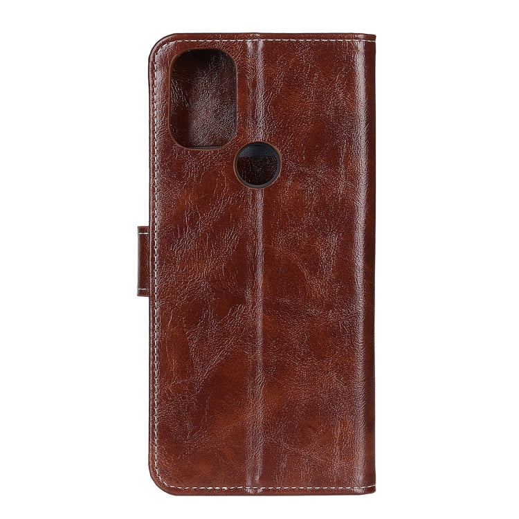 For OnePlus Nord N10 Retro Crazy Horse Texture Horizontal Flip Leather Case with Holder & Card Slots & Photo Frame & Wallet