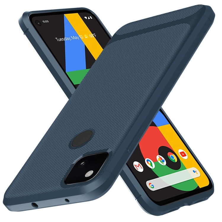 For Google 4A Carbon Fiber Texture Shockproof TPU Protective Case
