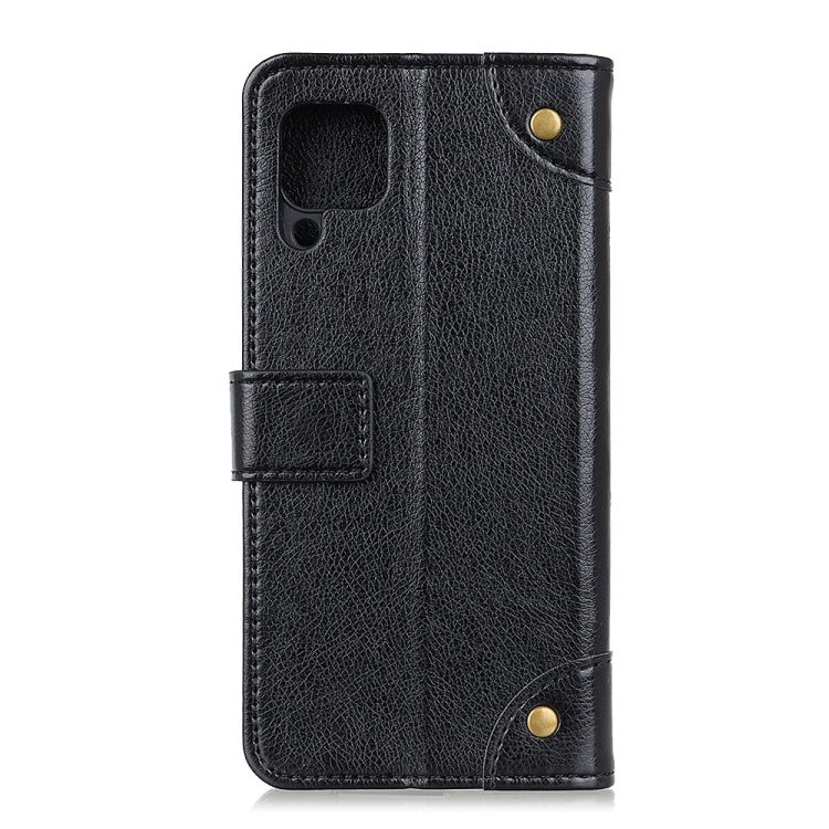 For Samsung Galaxy A21 Copper Buckle Nappa Texture Horizontal Flip Leather Case with Holder & Card Slots & Wallet