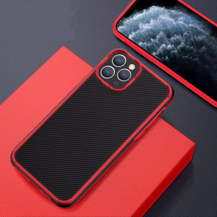 For iPhone 12 mini Four-corner Twill Shockproof Drop-resistant Protective Case
