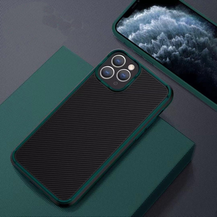 For iPhone 12 mini Four-corner Twill Shockproof Drop-resistant Protective Case