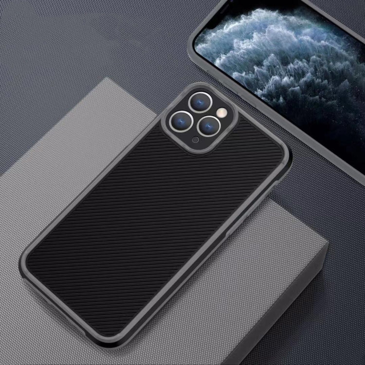 For iPhone 12 Pro Max Four-corner Twill Shockproof Drop-resistant Protective Case