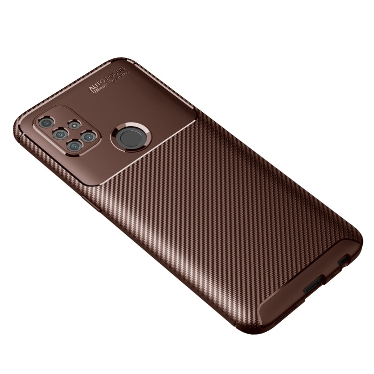 For OnePlus Nord N10 5G Carbon Fiber Texture Shockproof TPU Case