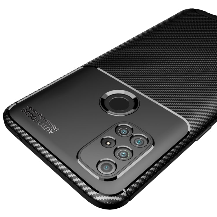 For OnePlus Nord N10 5G Carbon Fiber Texture Shockproof TPU Case