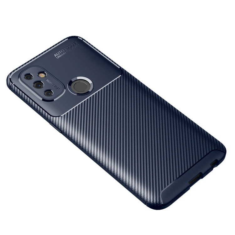 For OnePlus Nord N100 Carbon Fiber Texture Shockproof TPU Case