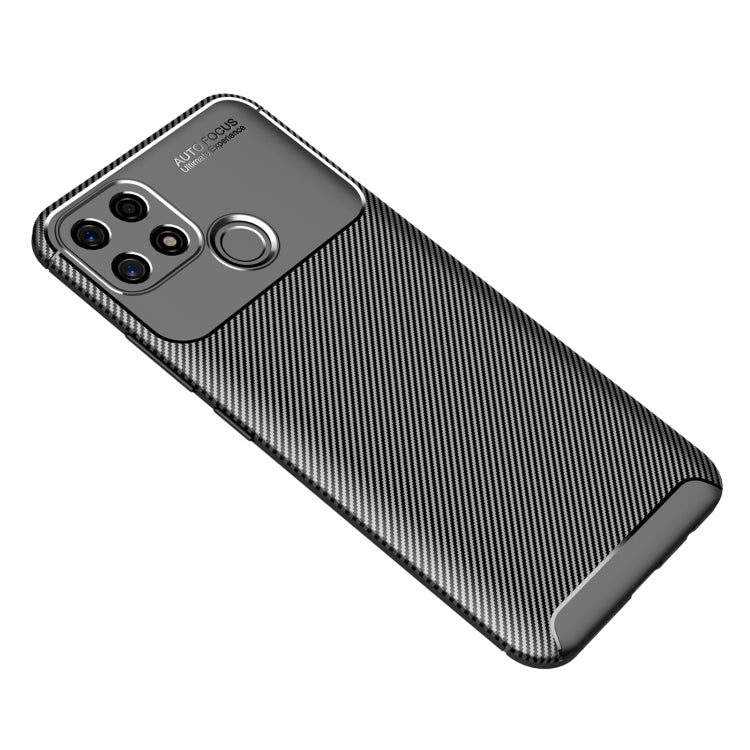 For OPPO A15 Carbon Fiber Texture Shockproof TPU Case