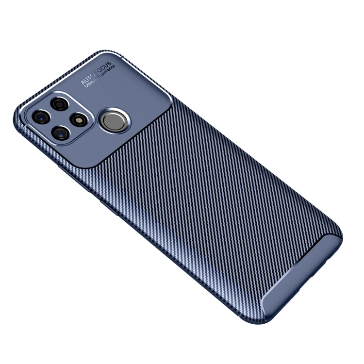For OPPO A15 Carbon Fiber Texture Shockproof TPU Case